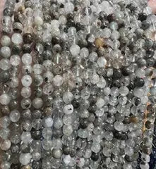 Natural Gemstone Loose Beads Necklace - green ghost - NO.172 ABC Jewelries